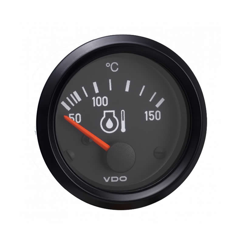 VDO Cockpit International Engine oil temperature 150°C 52mm 12V gauge